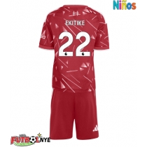 Camiseta Liverpool Hugo Ekitike #22 Primera Equipación para niños 2026-27 manga corta (+ pantalones cortos)